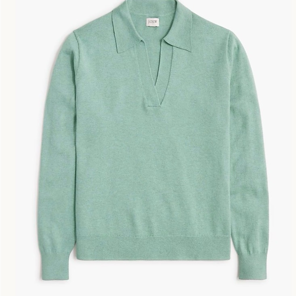J. Crew Women's Mint V-Neck Sweater
